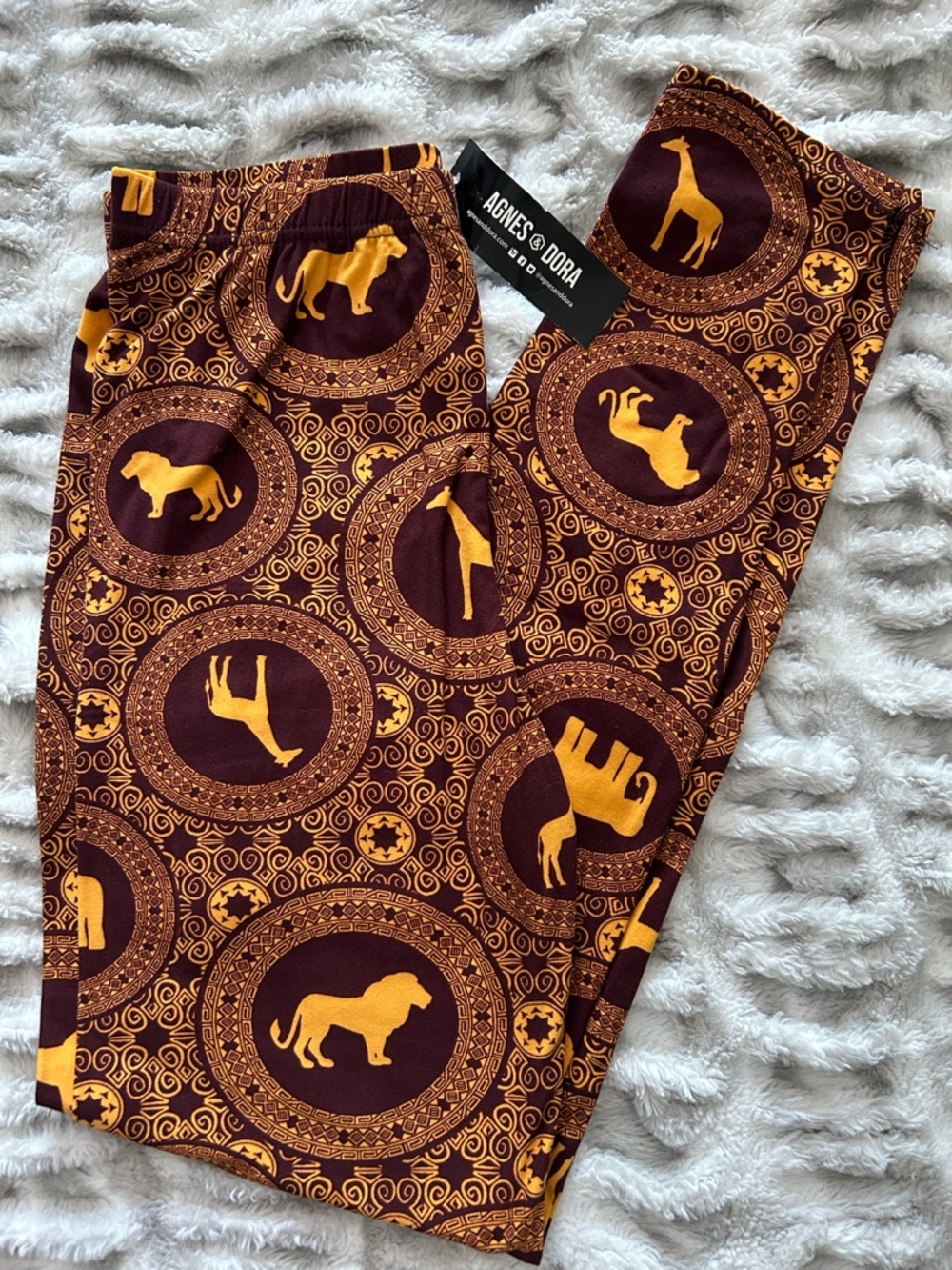 Agnes & Dora Animal Medallion Leggings